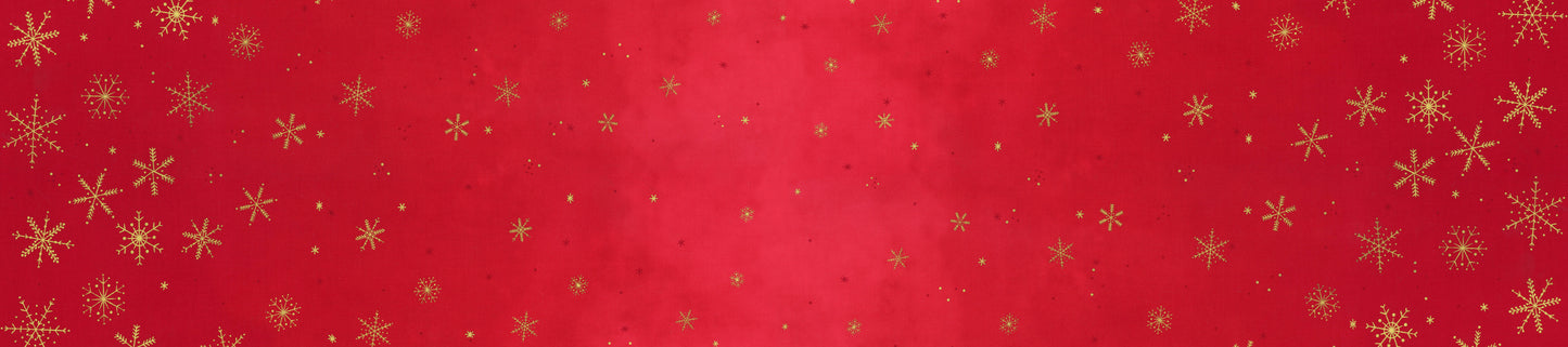 Christmas Red Ombre Flurries 10874-430