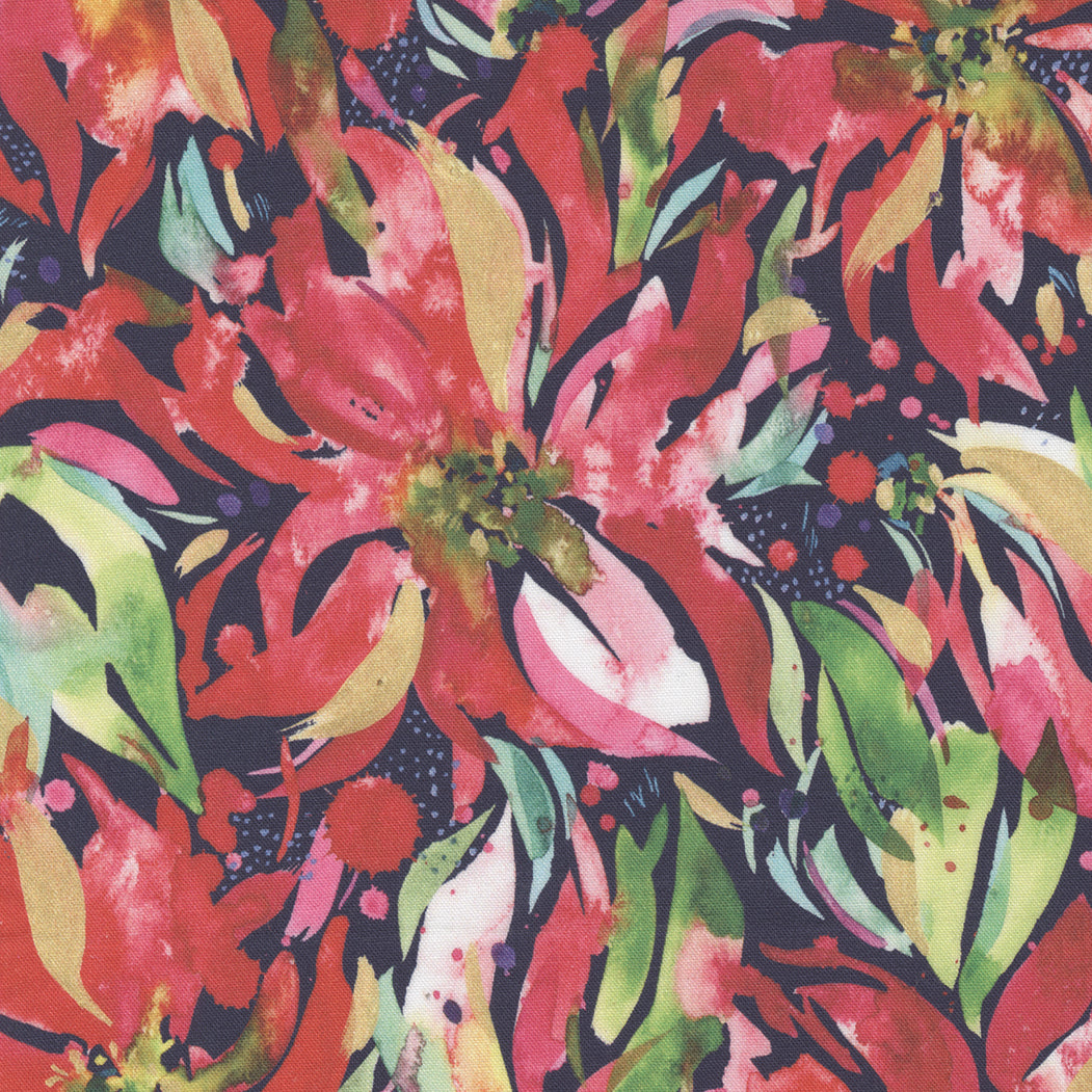 Midnight Poinsettias 39751-12