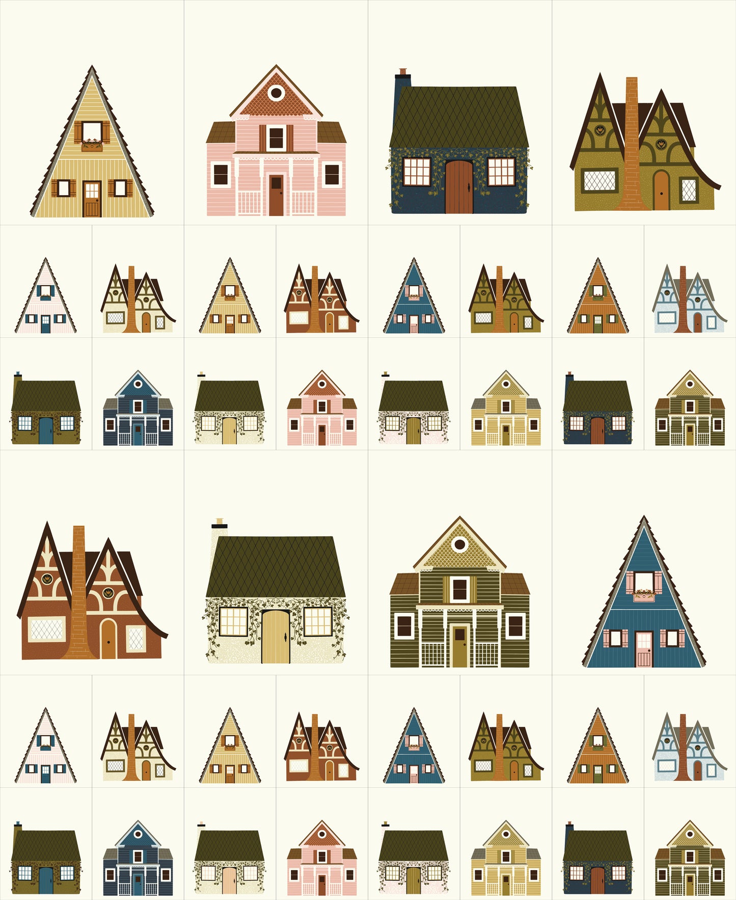 Quaint Cottage Panel 48378-11