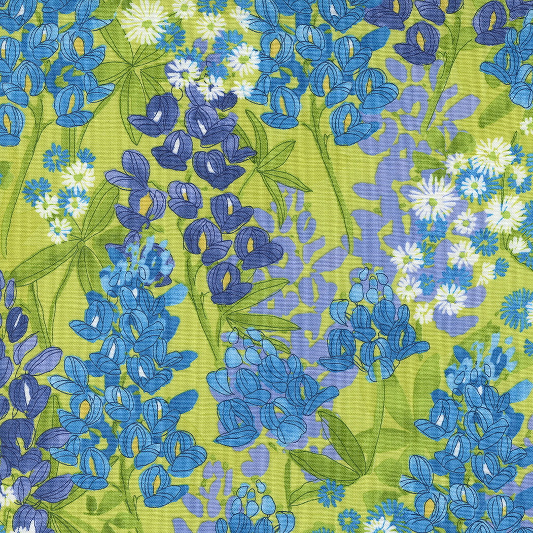 Wisteria Blooms on Green 48732-13