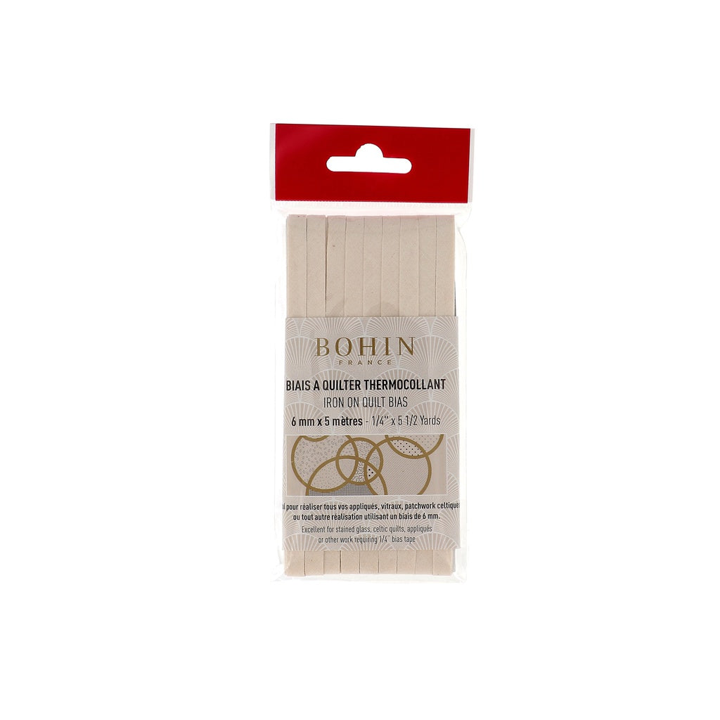 Bohin Ivory Fusible 1/4" Bias Tape