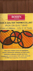 Bohin Warm Brown Fusible 1/4" Bias Tape