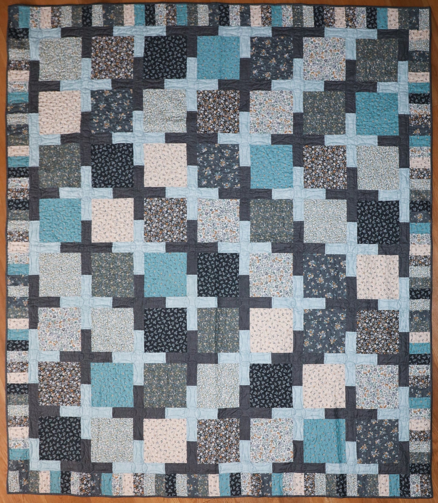 Bloom Lattice Handmade Quilt