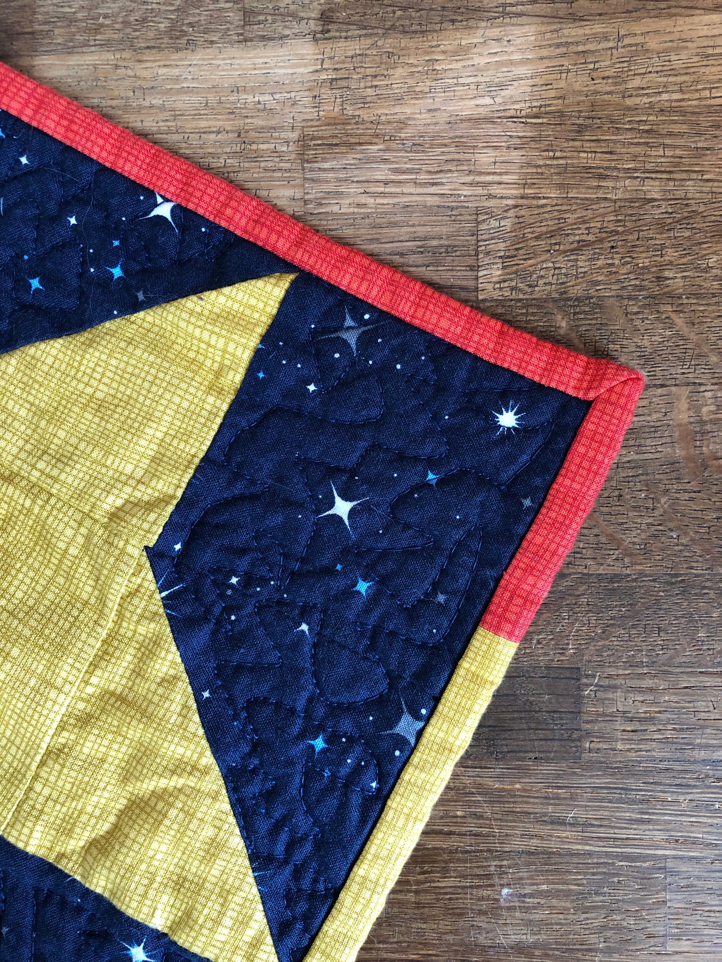 Galaxy Stars Handmade Patchwork Quilt