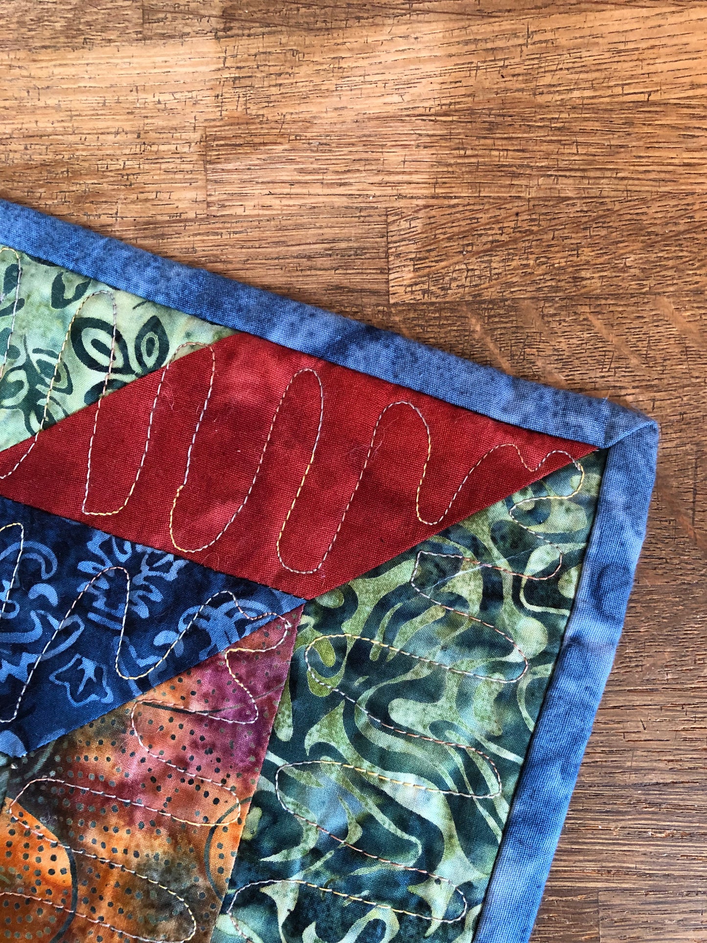 All Squared Up Handmade Patchwork Quilt