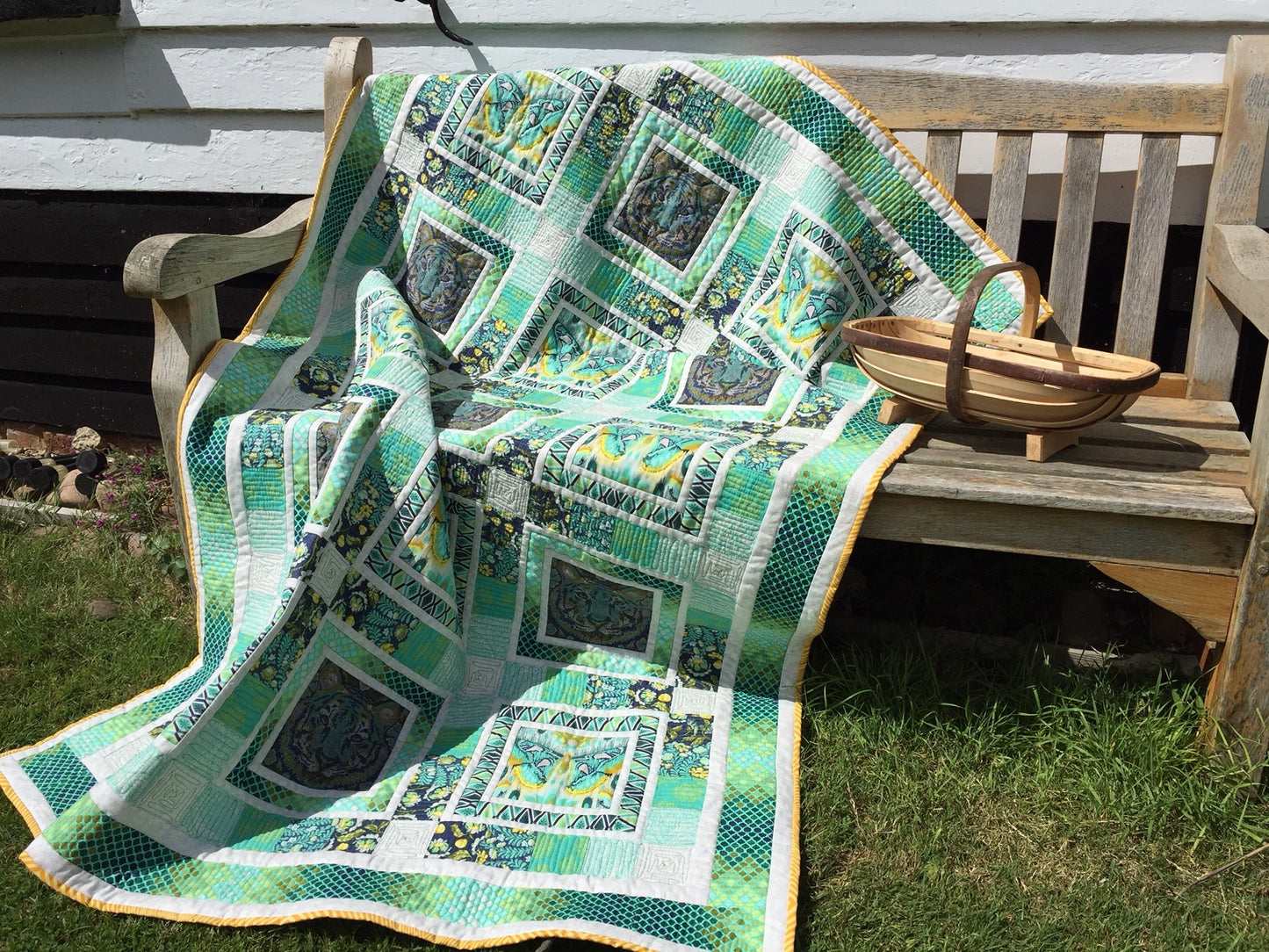 My Kind of Eden Handmade Patchwork Quilt