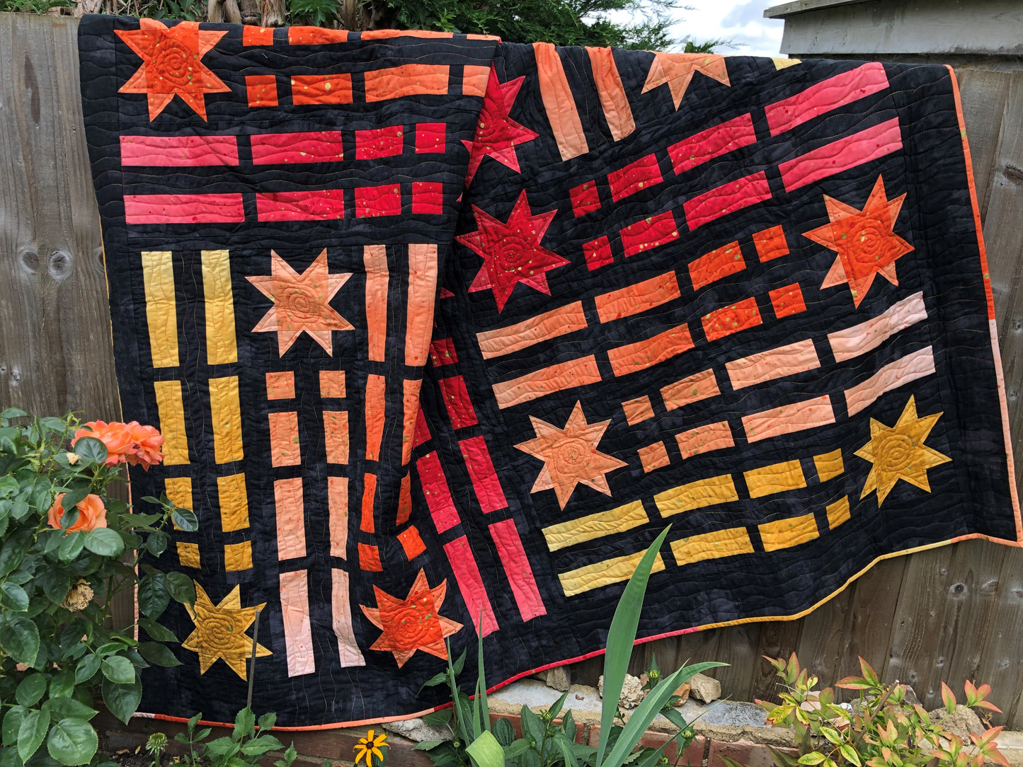 Ombre Shooting Stars Quilt