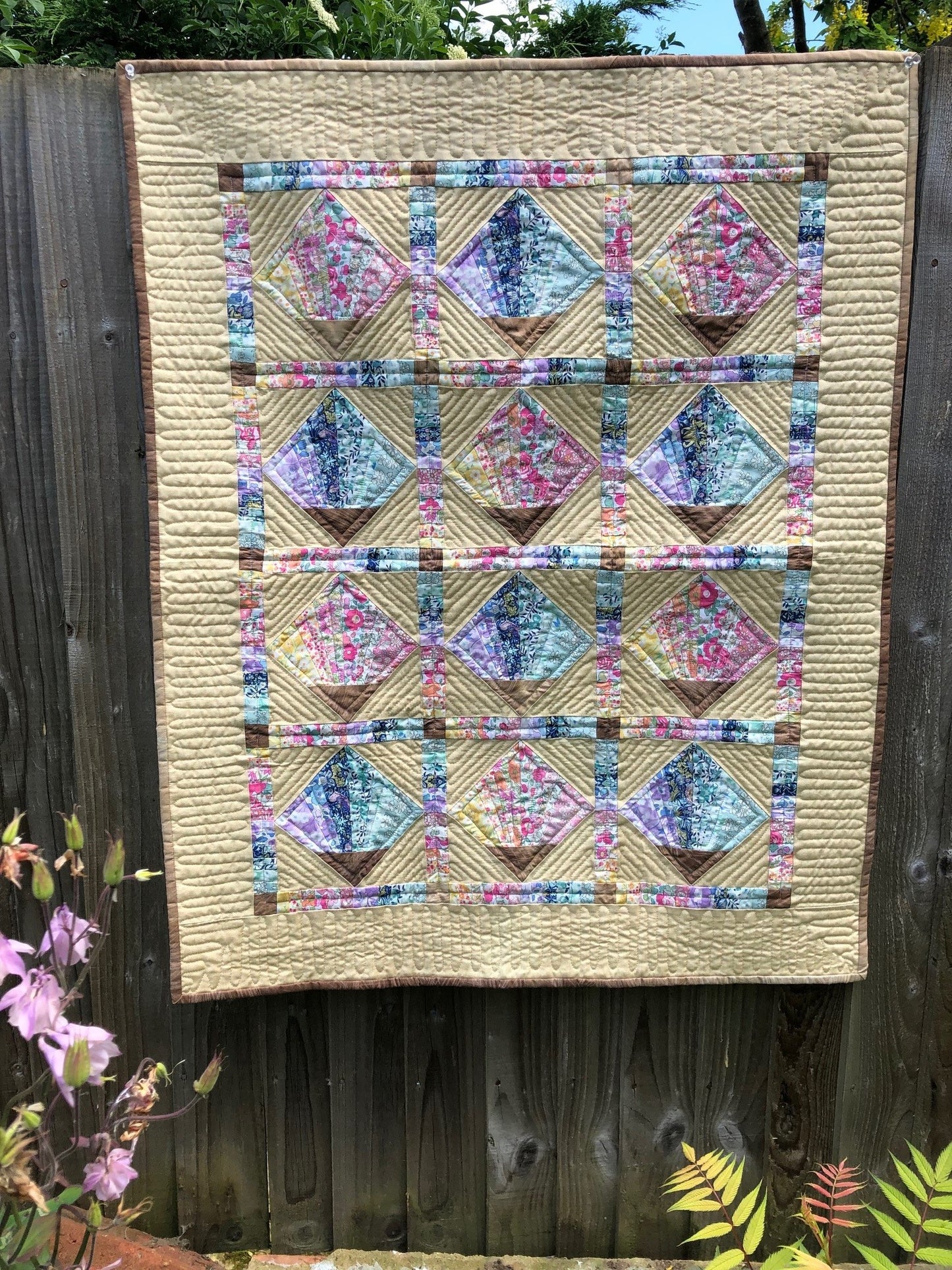 Liberty Fans Handmade Quilt