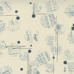 Eggshell Text Dots 1762-12