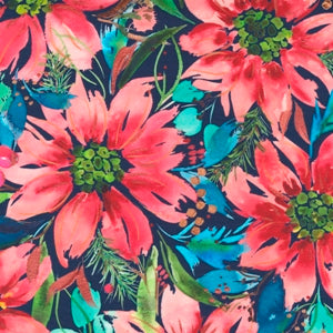 Navy Poinsettia 8480-14