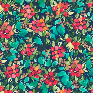 Navy Berries 8481-13