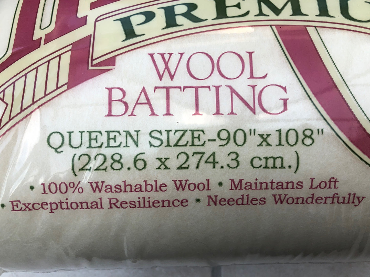 Hobbs Heirloom Queen Size Wadding/Batting