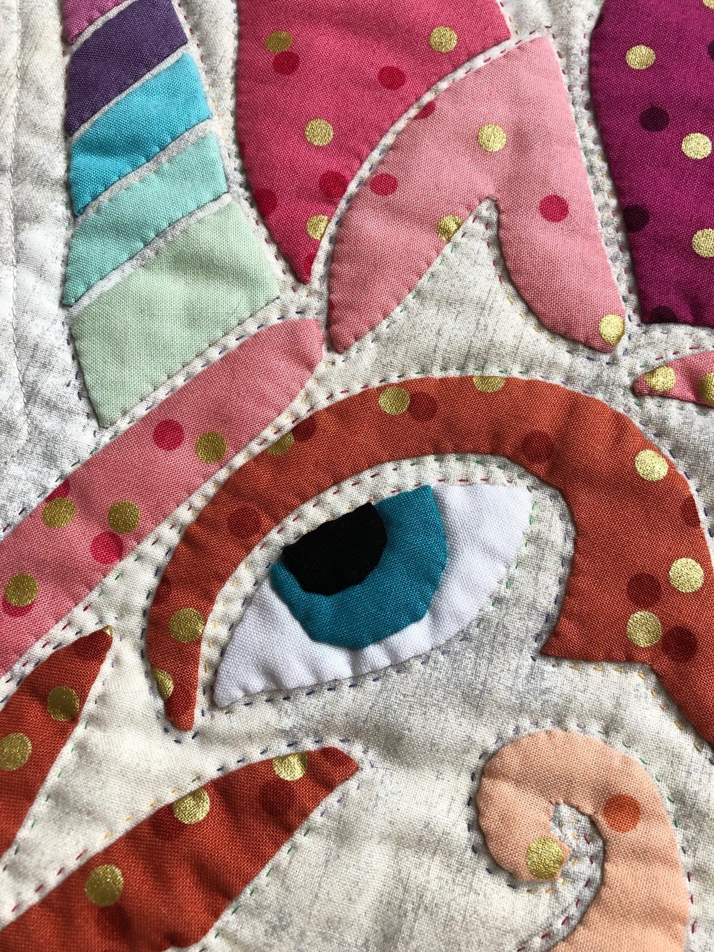 Una Unicorn Handmade Quilt