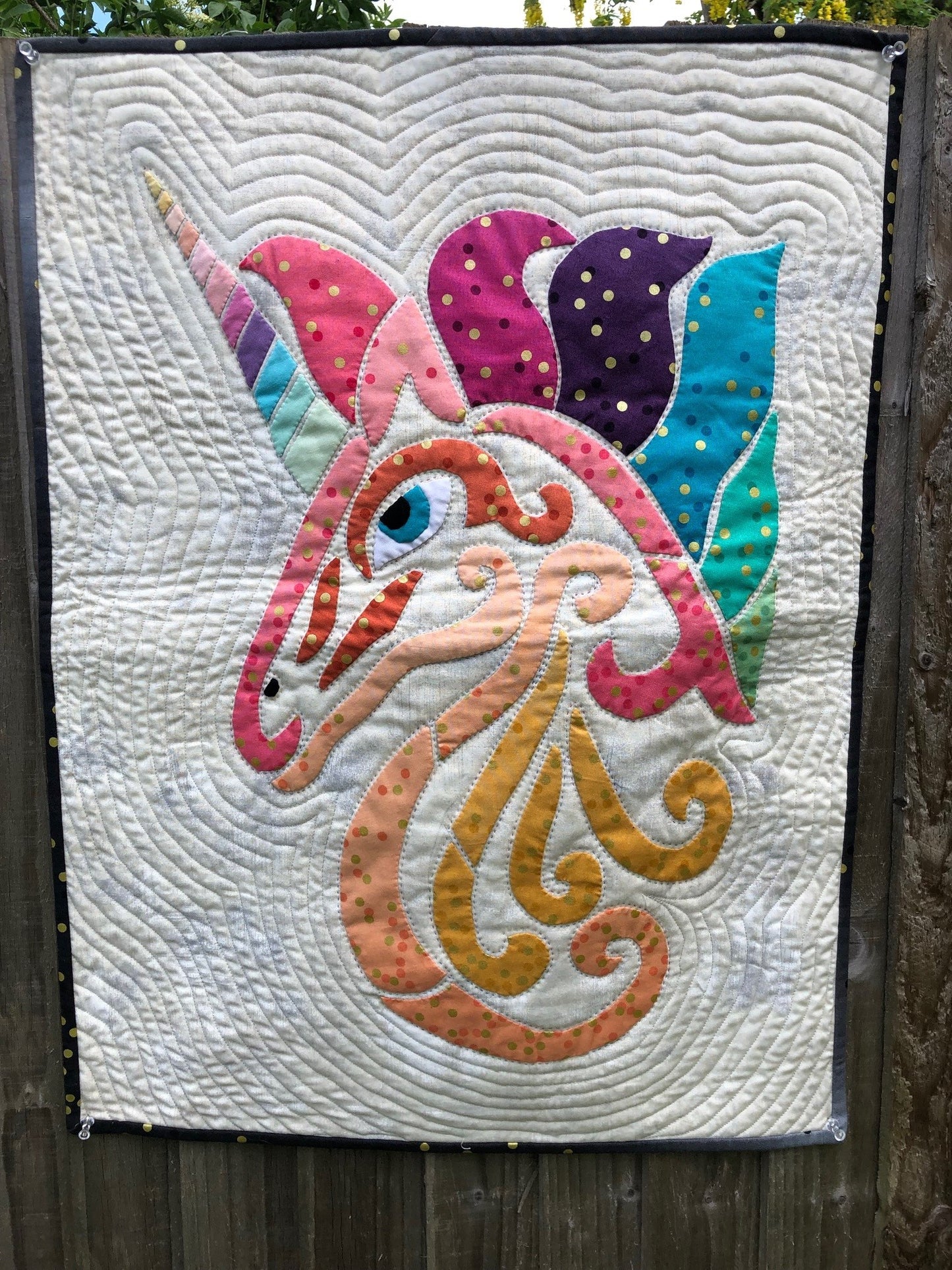 Una Unicorn Handmade Quilt